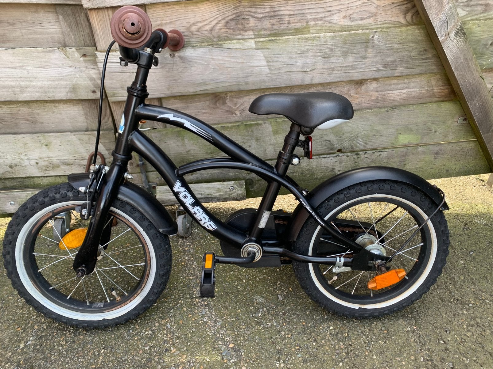 Jongen Kinderfiets  Zwarte  14 ınch, Enlèvement, Comme neuf