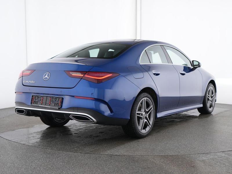 Mercedes-Benz CLA 250 e Coupé AMG PANORAMA Memory DISTRONIC, Auto's, Gebruikt, Zwart, 4 cilinders, Blauw