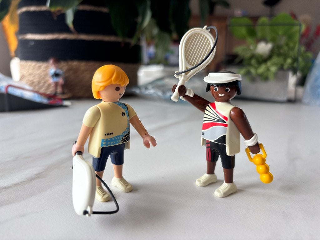 Playmobil 5196 Joueurs de tennis, Enfants & Bébés, Enlèvement ou Envoi, Comme neuf, Kit complet, Sports & action