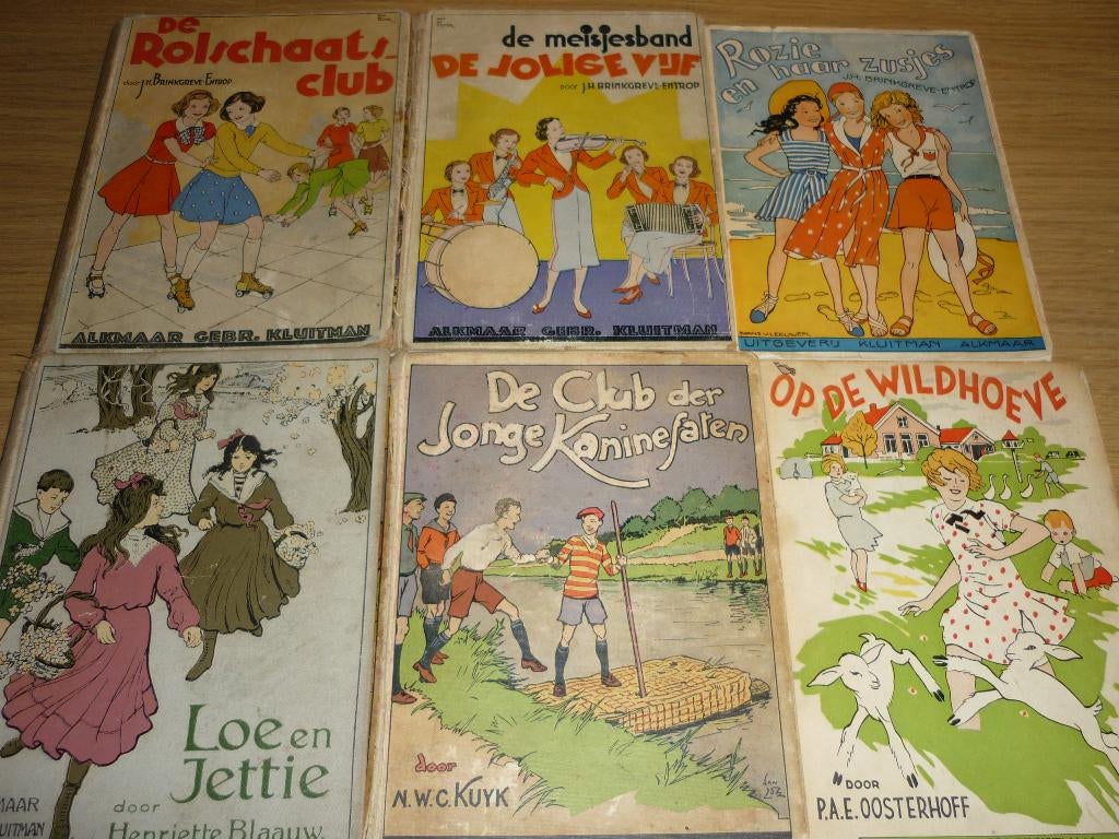 Oude en minder oude jeugdboekjes van uitgeverij Kluitman, Boeken, Ophalen of Verzenden