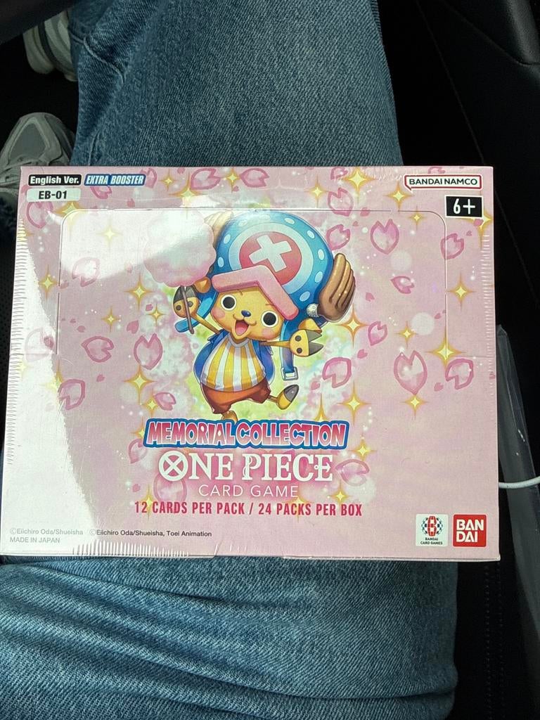 One Piece EB-01 Memorial Collection Extra Booster Box, Ophalen of Verzenden, Zo goed als nieuw, Booster