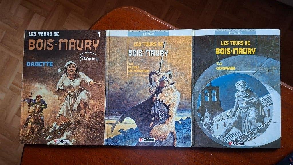 bd hermann tours du bois maury 1-2-3 en EO, Livres, BD, Plusieurs BD, Comme neuf, Hermann., Envoi