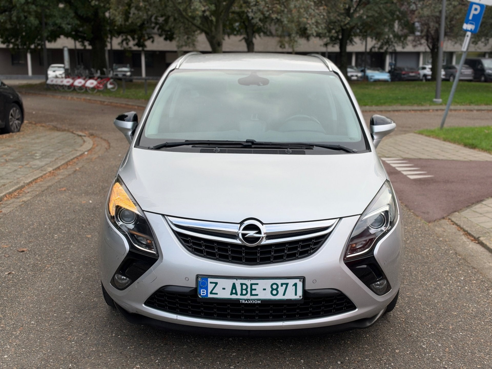 Opel Zafira | 7-zit | 1.4 benzine | Euro 6b, Autos, Argent ou Gris, Euro 6, Entreprise, 7 places