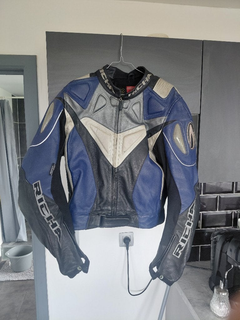Veste Richa moto  vintage, Motoren, Ophalen, Tweedehands, Jas | leer