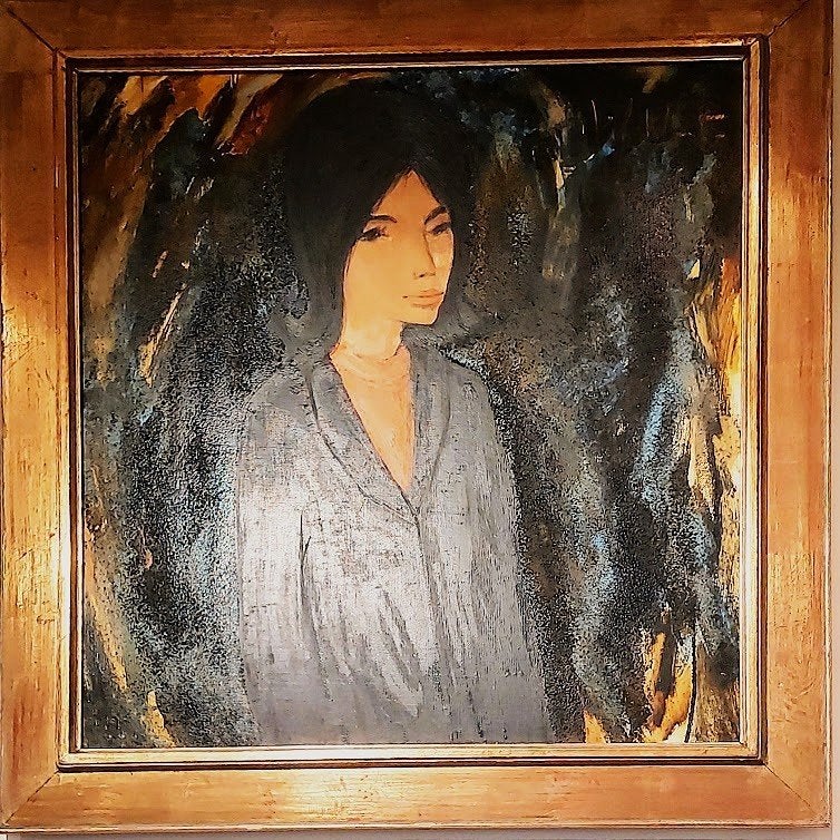 Jef Wauters (1927/2013) Olie op doek, Antiek en Kunst, Figuren, Handgeschilderd, Ophalen of Verzenden, Olieverf