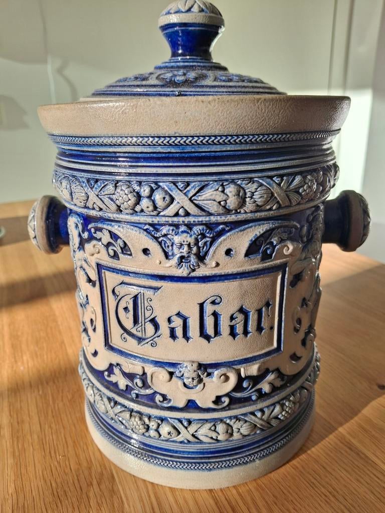 Westerwald tabakspot 1850 in prima staat., Antiek en Kunst, Ophalen of Verzenden