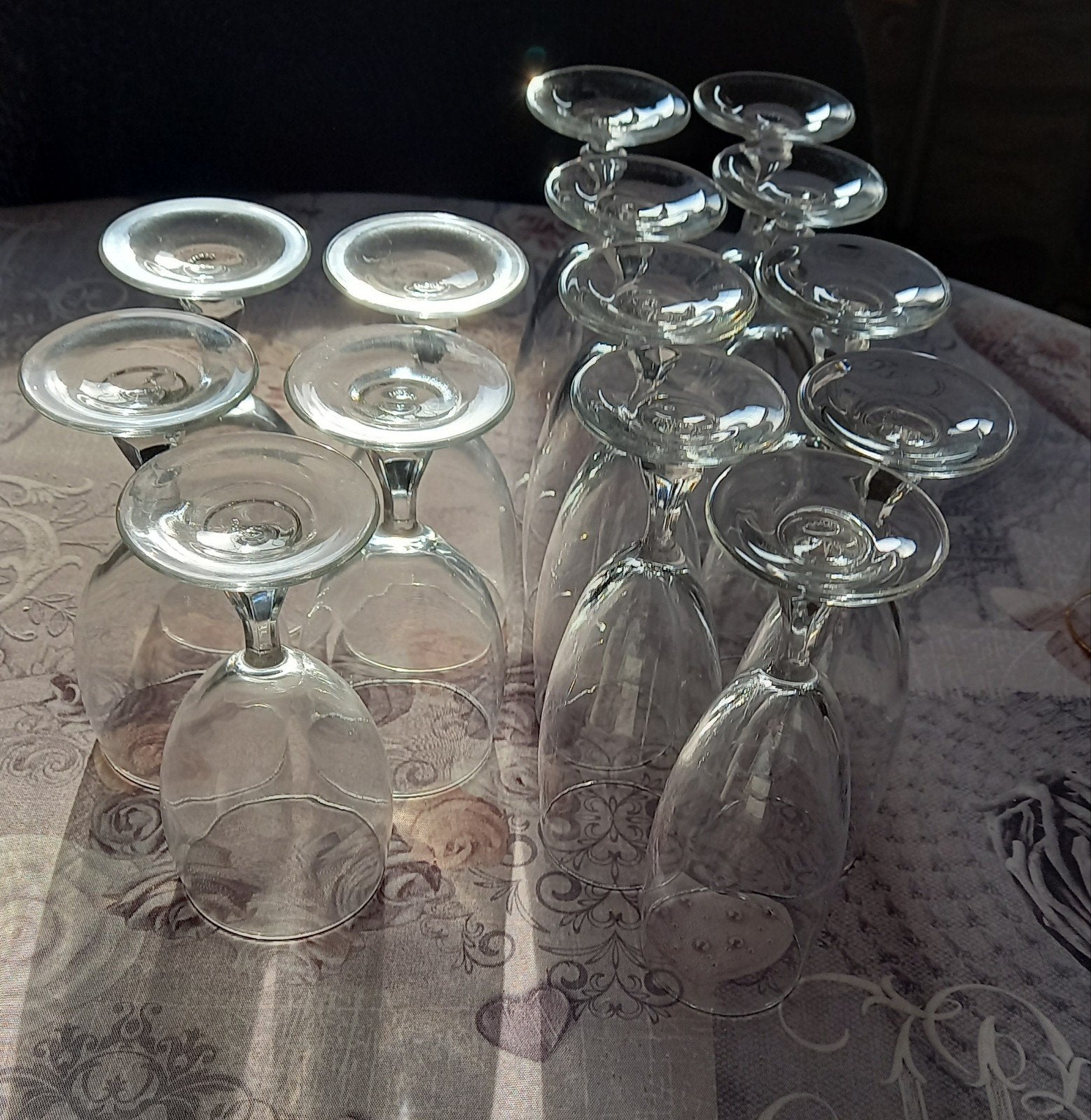 Wijnglazen en fluiten, Verzamelen, Glas en Drinkglazen, Ophalen, Gebruikt, Overige typen