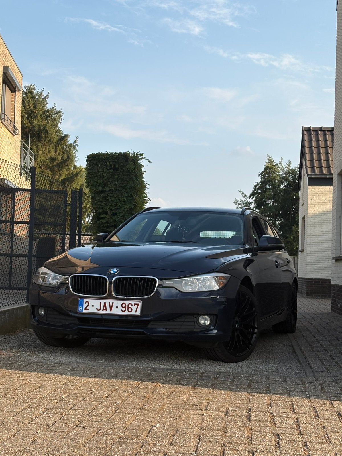 BMW F31 316D, Auto's, BMW, Euro 5, Zwart, Blauw, 5 deurs