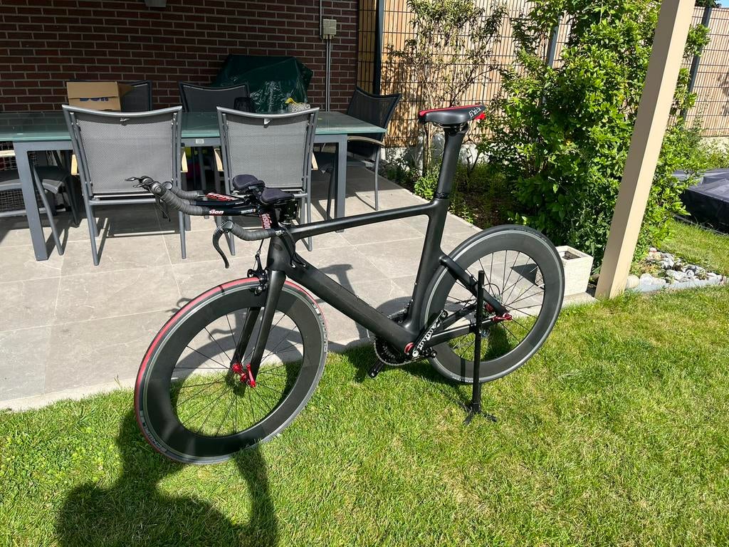 Tijdritfiets maat 61, Gebruikt, Versnellingen, 18 tot 20 inch, Ophalen