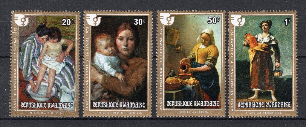 RWANDA 662/665 MNH 1975, Envoi, Non oblitéré, Neuf