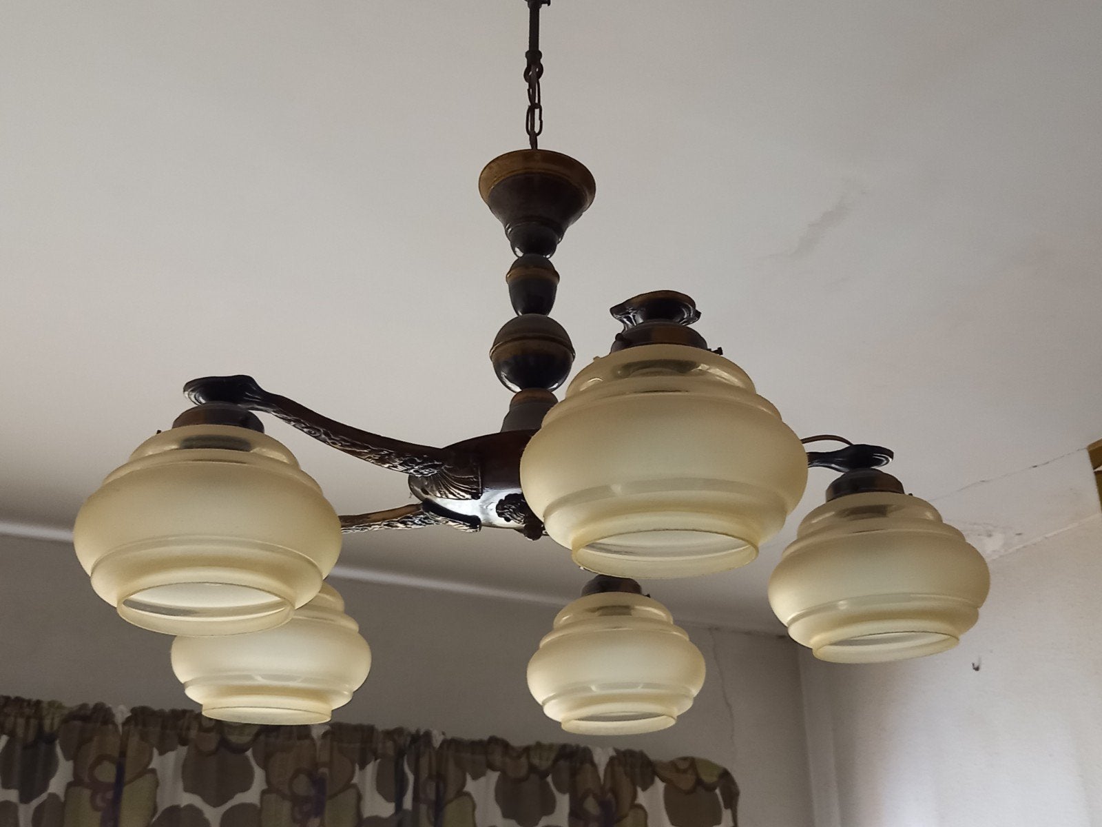 Vintage art-deco luster., Ophalen