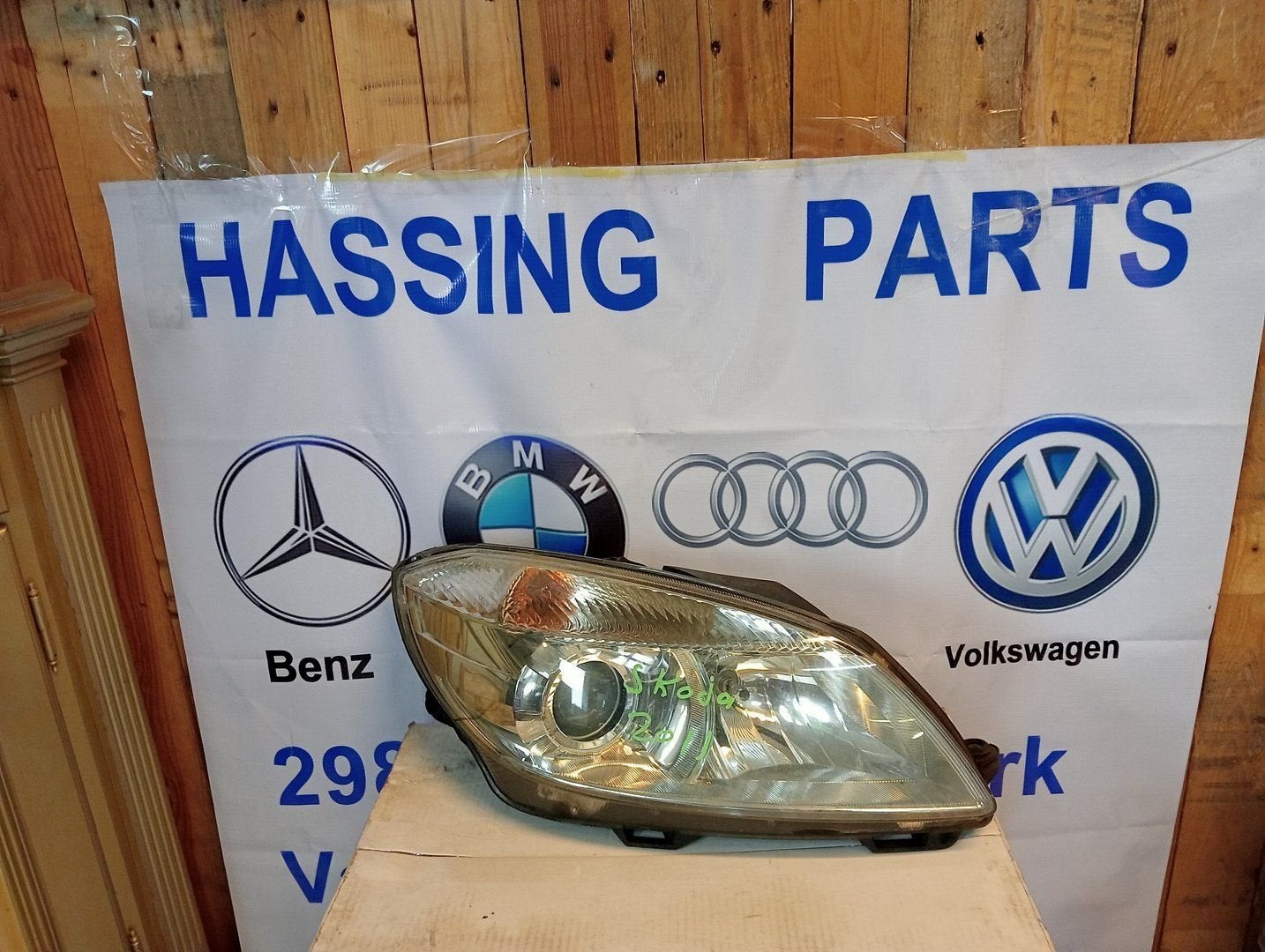 KOPLAMP RECHTS Skoda Fabia II (5J), -, Utilisé, Skoda, -