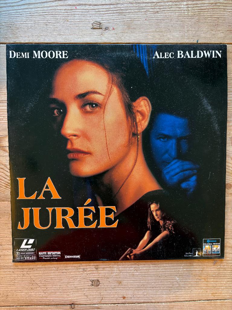 LaserDisc – La Jurée – Demi Moore – Cinémascope – PAL, Enlèvement ou Envoi, Comme neuf, Film
