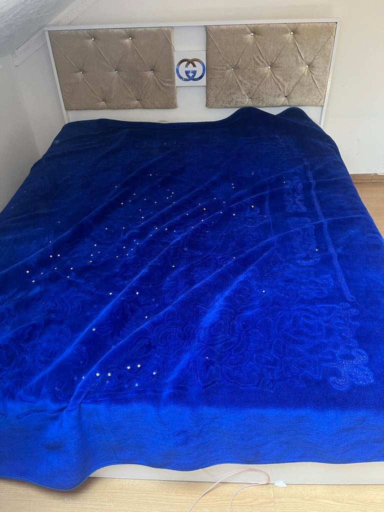 Bed, Huis en Inrichting, Slaapkamer | Waterbedden, Ophalen, Zo goed als nieuw