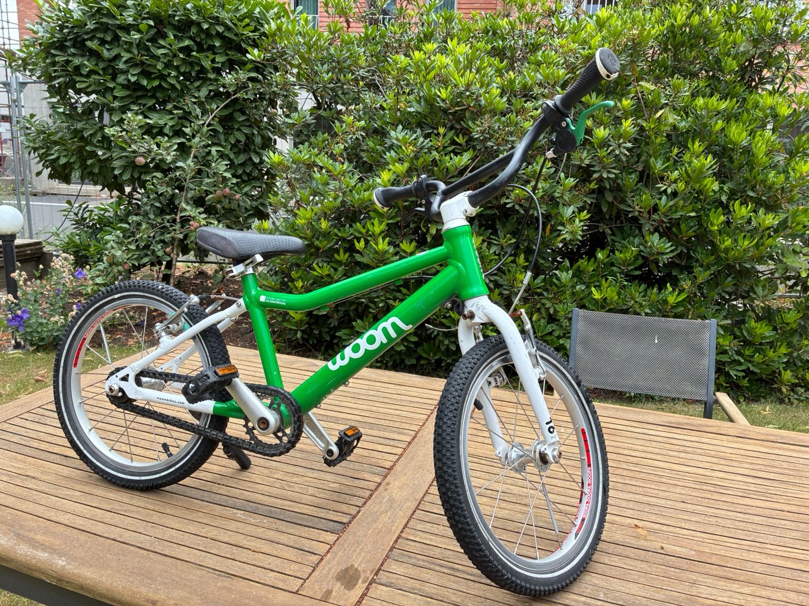Woom 3 groen te koop, Ophalen, Gebruikt, 16 tot 20 inch