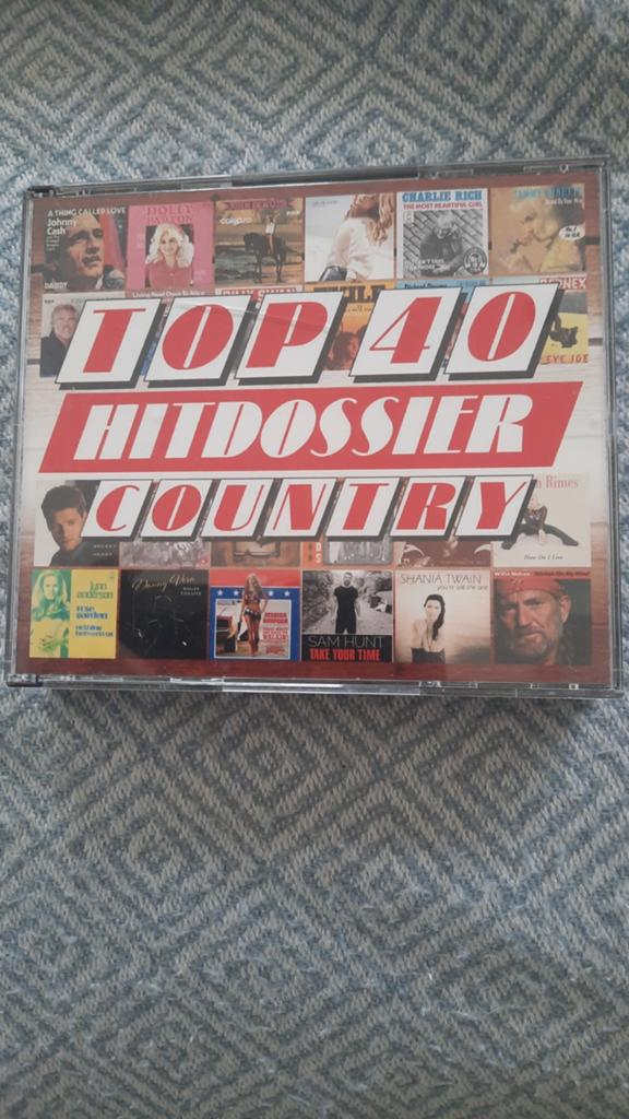 TOP 40 HITDOSSIER COUNTRY 4CD, CD & DVD, CD | Compilations, Comme neuf, Country et Western, Enlèvement ou Envoi