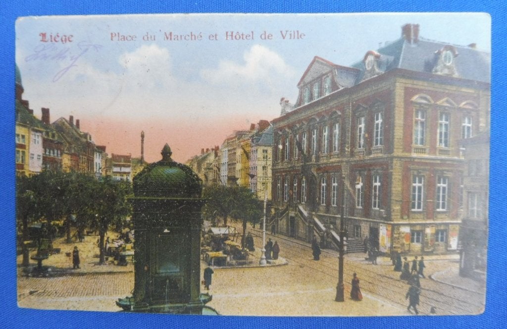 WO1 Duitse Feldpost Luik Sept 1917 - Soldaten-Urlaub, Verzamelen, Verzenden, Landmacht, Overige typen