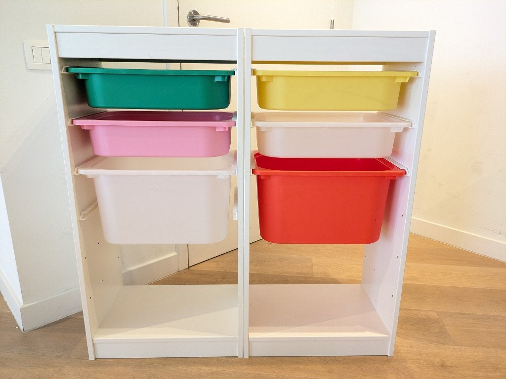 IKEA trofast storage units 2 set with boxes, Enlèvement, Utilisé