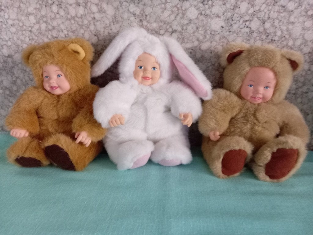 3 Anne Geddes popjes + kaartjes. Samen voor 6 euro, Verzamelen, Ophalen, Gebruikt, Babypop