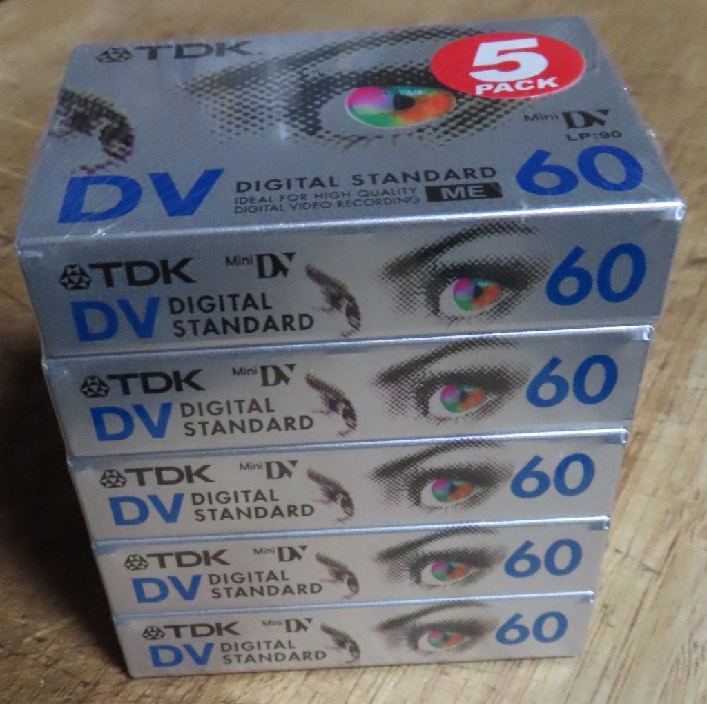 5 Nieuwe DV casettes, Audio, Tv en Foto, Overige merken, Nieuw, Ophalen of Verzenden, Band, Disc of Geheugen
