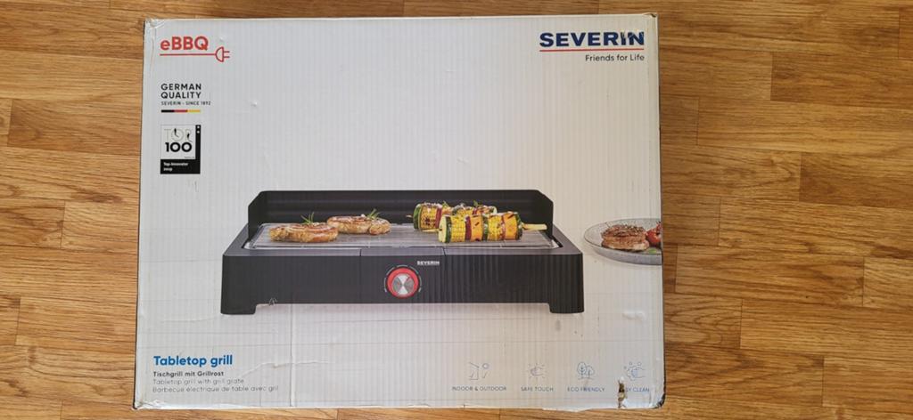Severin Elektrische BBQ, Elektronische apparatuur, Grillplaten, Ophalen, Zo goed als nieuw, Tafelgrill