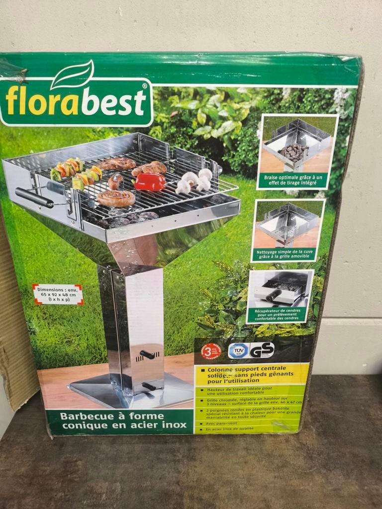 Nieuwe Florabest inox barbecue – nieuw in doos, Enlèvement