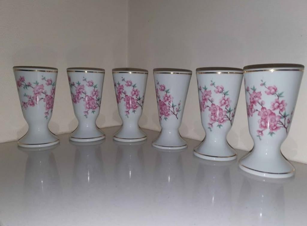 6 tasses porcelaine de Limoges, Verzamelen, Ophalen