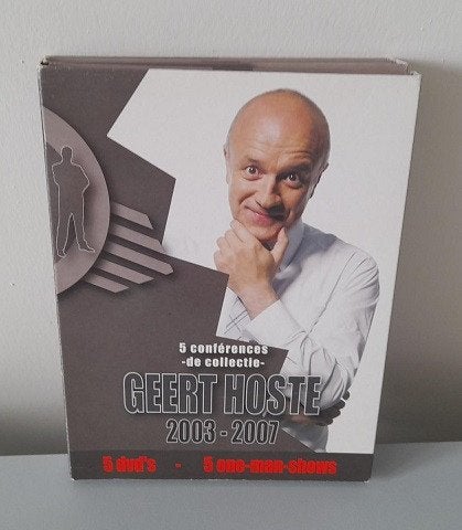 Geert Hoste 5 one-man- shows, Cd's en Dvd's, Dvd's | Cabaret en Sketches, Alle leeftijden, Ophalen of Verzenden, Zo goed als nieuw