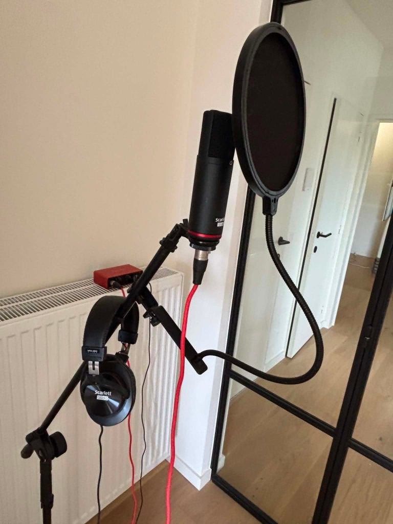 Opnameset zang, Audio, Tv en Foto, Professionele apparaten, Ophalen, Zo goed als nieuw, Audio