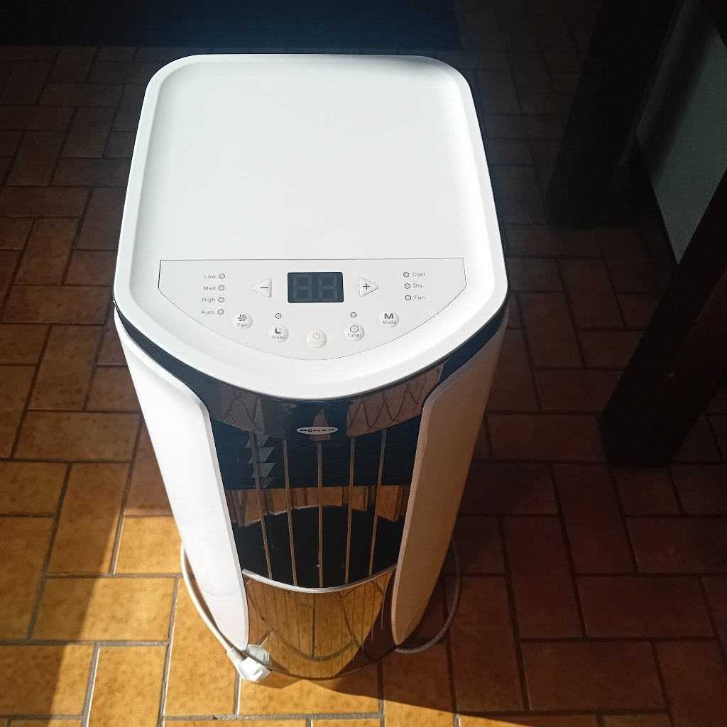 Mobiele airco Monza, 9000BTU, Energieklasse A, Elektronische apparatuur, Airco's, Ophalen, Timer, 3 snelheden of meer, Zo goed als nieuw