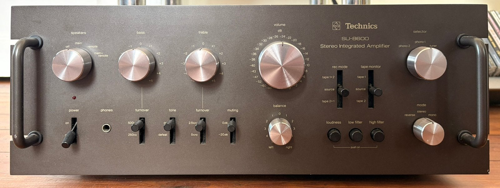 Technics SU-8600 versterker, Audio, Tv en Foto, Professionele apparaten, Ophalen of Verzenden, Gebruikt, Audio