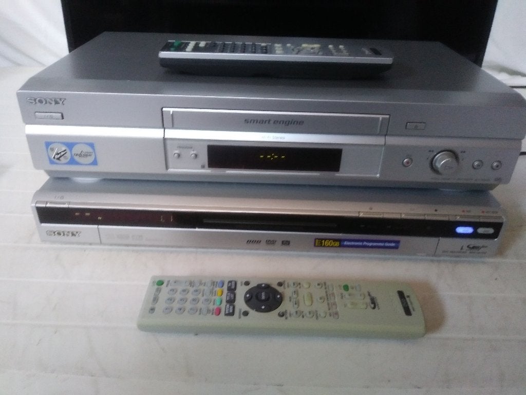 Kopieer DUO Sony DVD/HDD recorder + VHS video recorder, Ophalen of Verzenden, Gebruikt, Dvd-recorder, Sony
