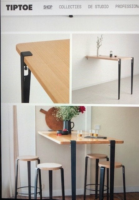 Tiptoe bartafelpoot design, Ophalen, Zwart, Zo goed als nieuw, Overige merken