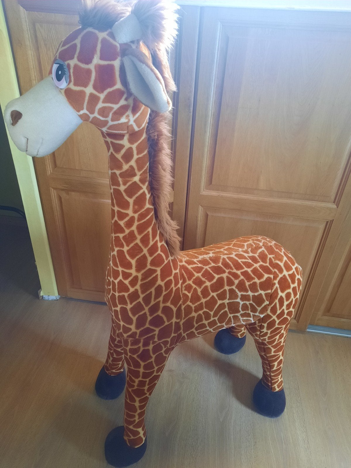 Peluche girafe, Enlèvement
