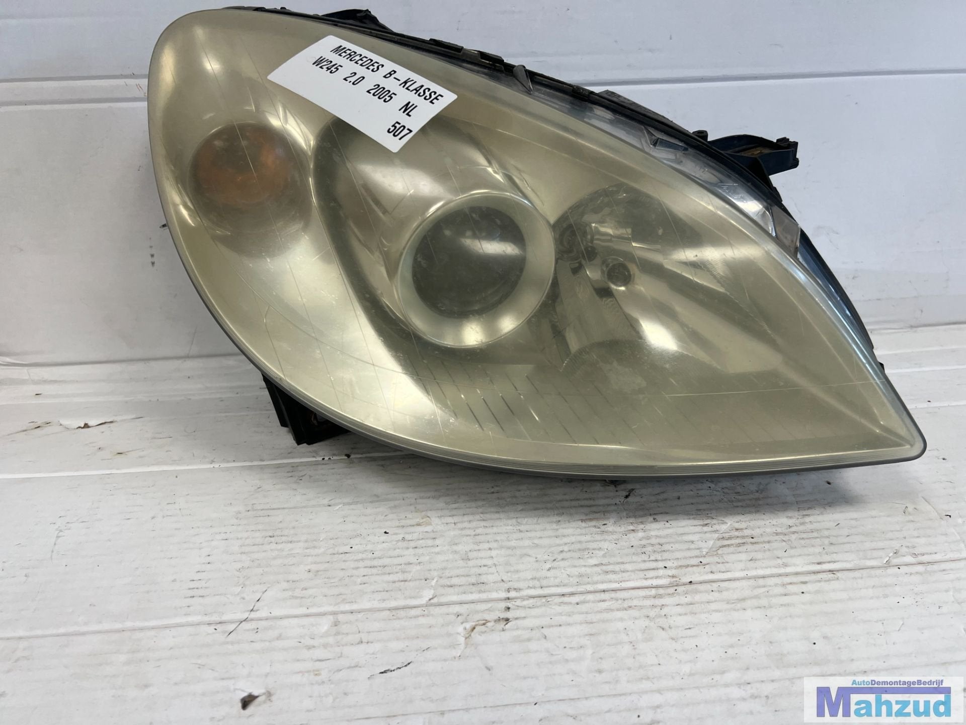 MERCEDES B KLASSE W245 rechts koplamp 2005-2011, Auto-onderdelen, Gebruikt, Mercedes-Benz AG, Mercedes-Benz, Mercedesstrasse 120
70372  Stuttgart, DE