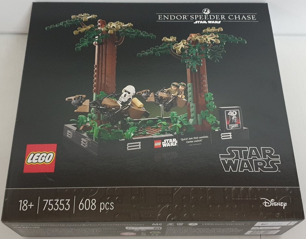 LEGO 75353 Endor poursuite en speeder (diorama) – NEUF, Neuf, Lego, Ensemble complet, Pièces supplémentaires incluses