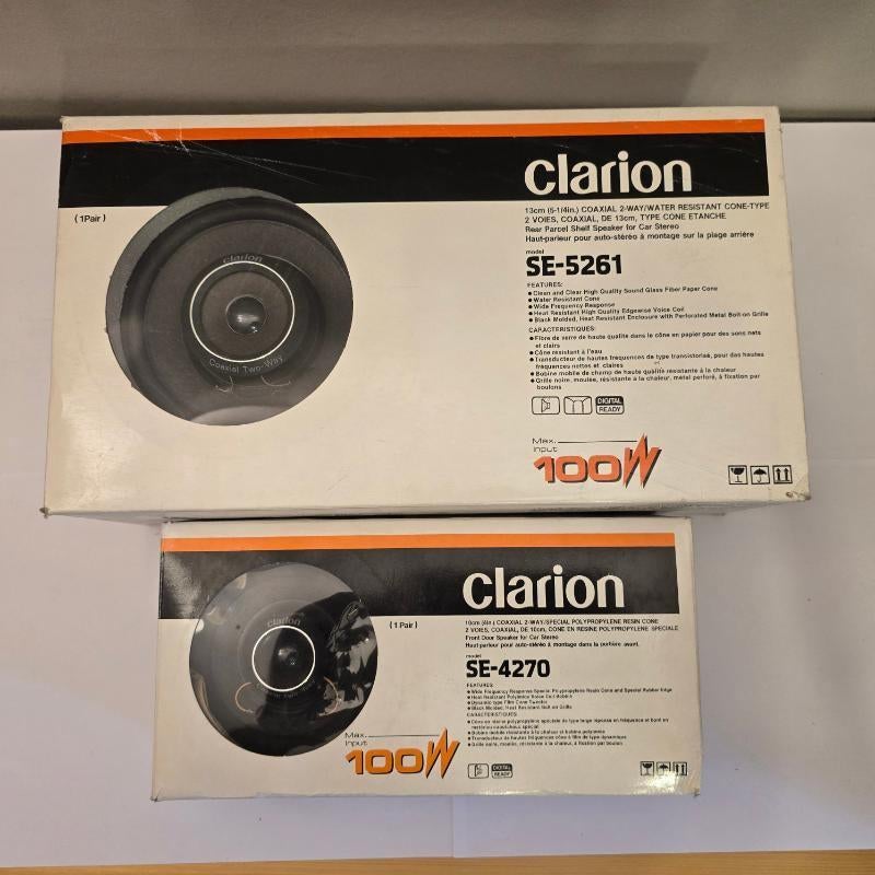 Luidsprekers Pioneer - Clarion, Autres marques, Enlèvement ou Envoi, 60 à 120 watts, Comme neuf