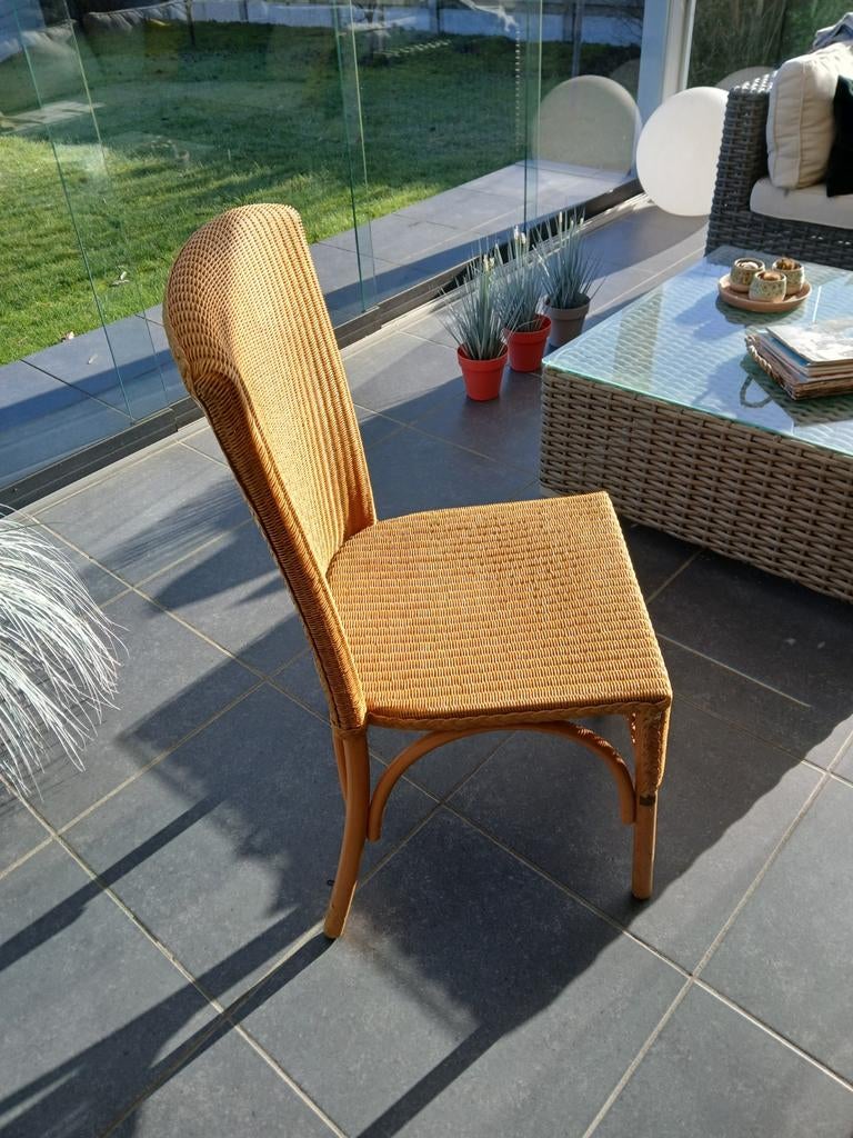 6 Lloyd Loom stoelen, Huis en Inrichting, Ophalen