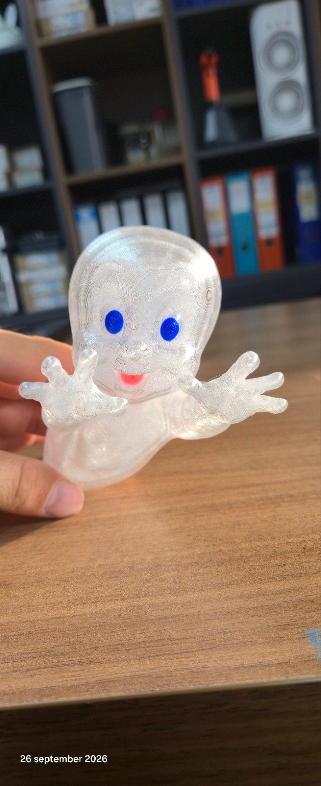 3D print Casper transparant met magneet, Verzamelen, Ophalen of Verzenden, Nieuw