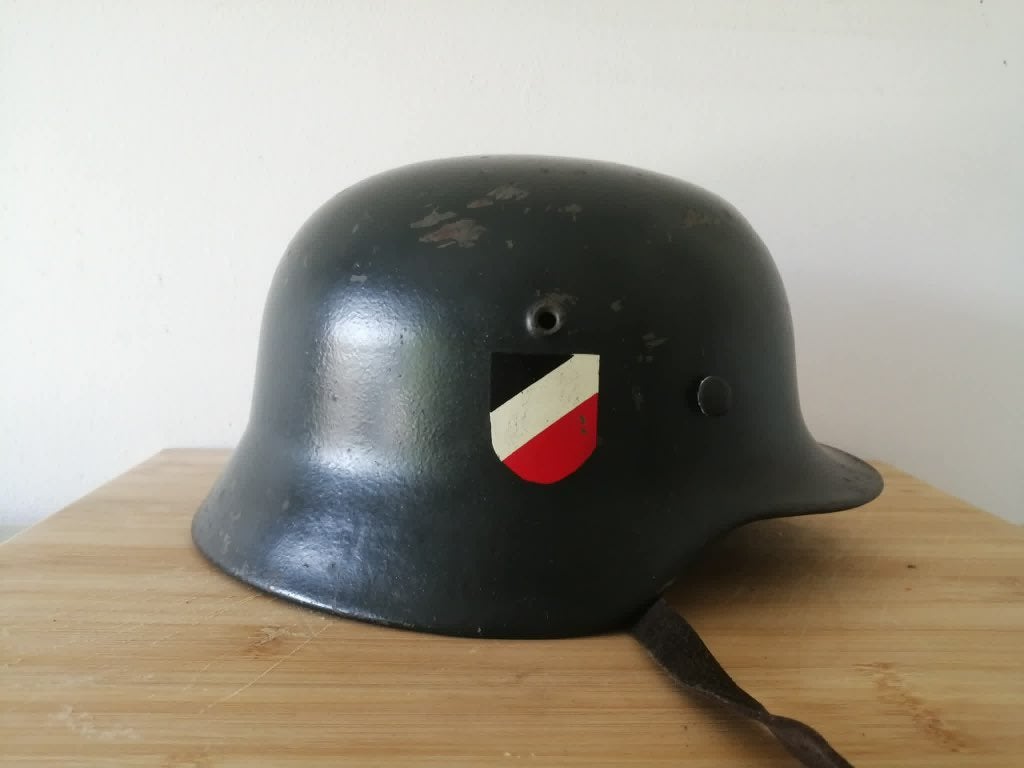 militaria, Verzamelen, Ophalen of Verzenden, Landmacht, Helm of Baret