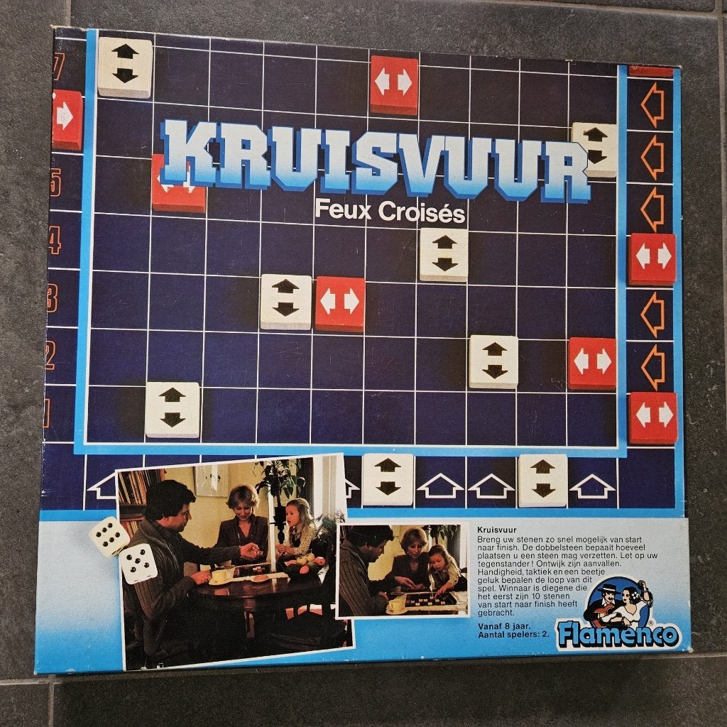 gezelschapsspel "Kruisvuur", Ophalen, Zo goed als nieuw