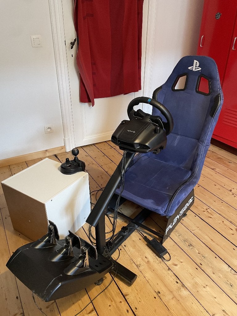 Simulator+Logitech G29+Shifter, Games en Spelcomputers, Spelcomputers | Sony Consoles | Accessoires, Ophalen, Zo goed als nieuw