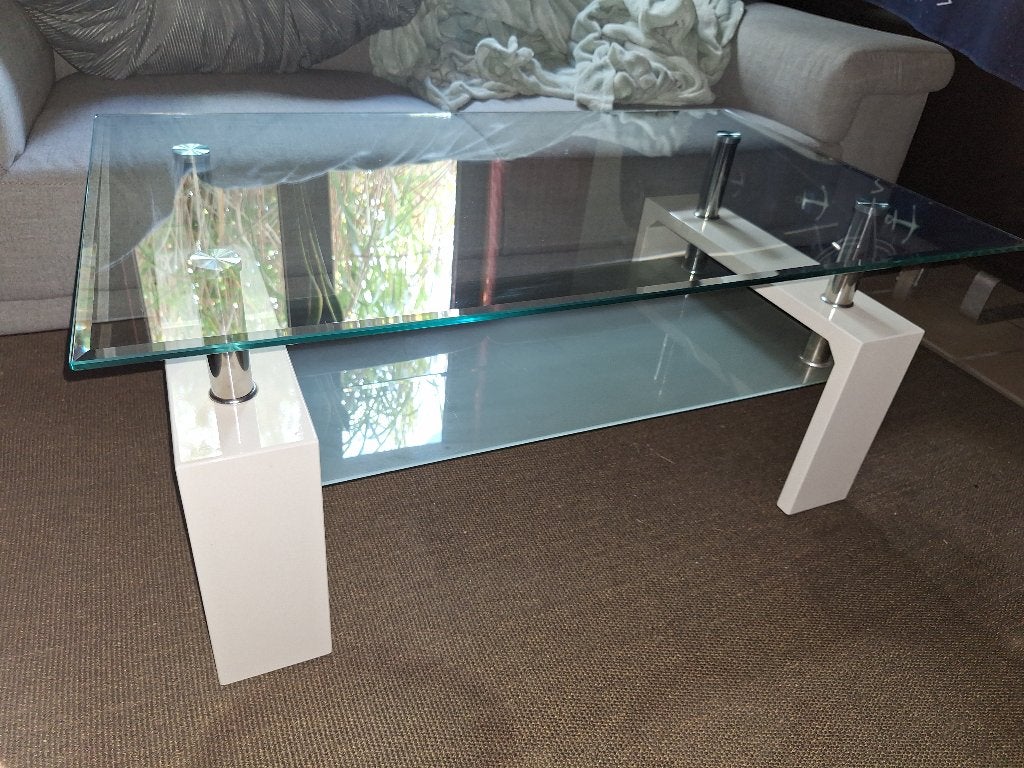 salontafel glas, Huis en Inrichting, Ophalen, Glas