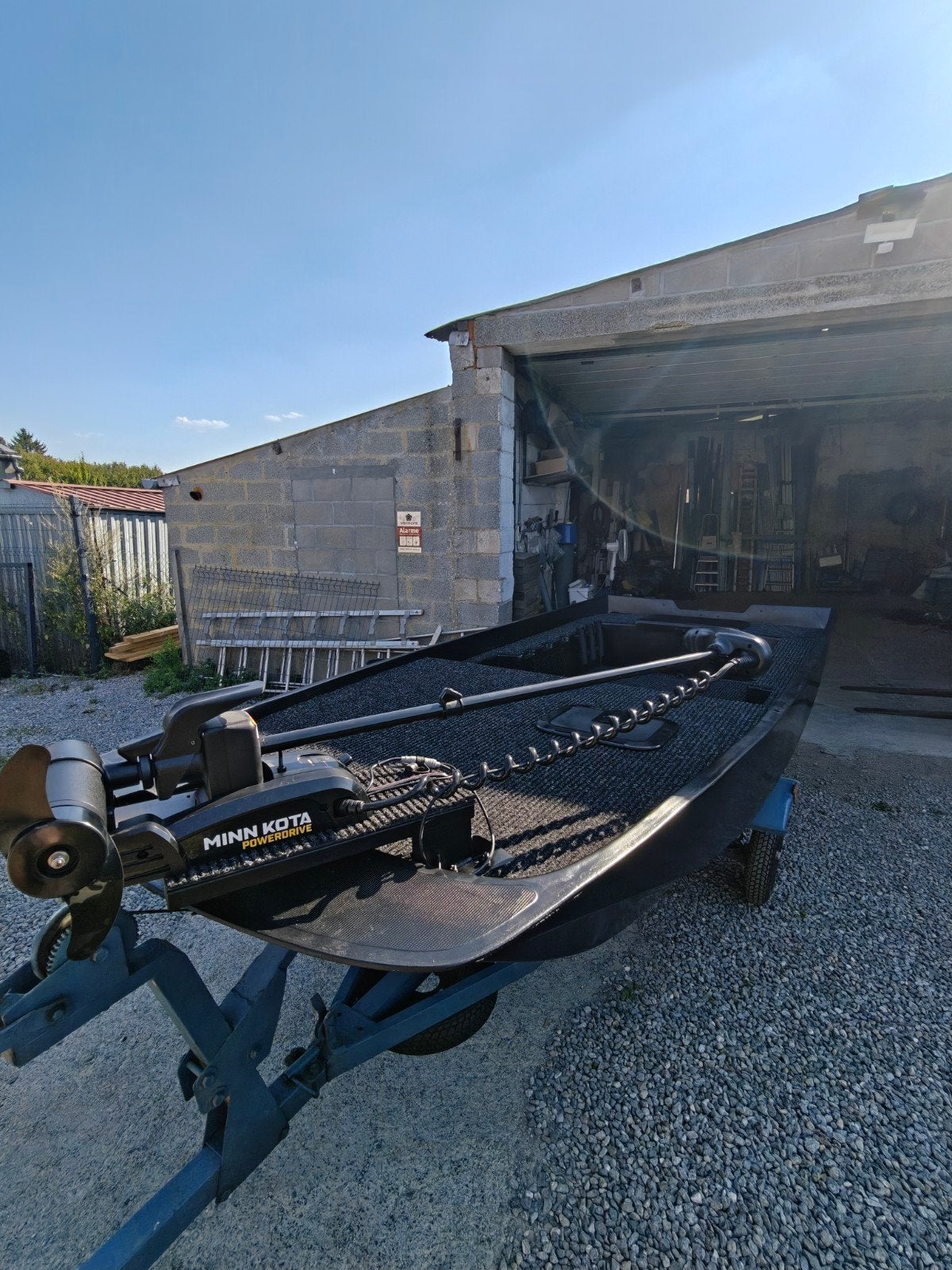 bateau de pêche, Enlèvement, Remorque, Essence