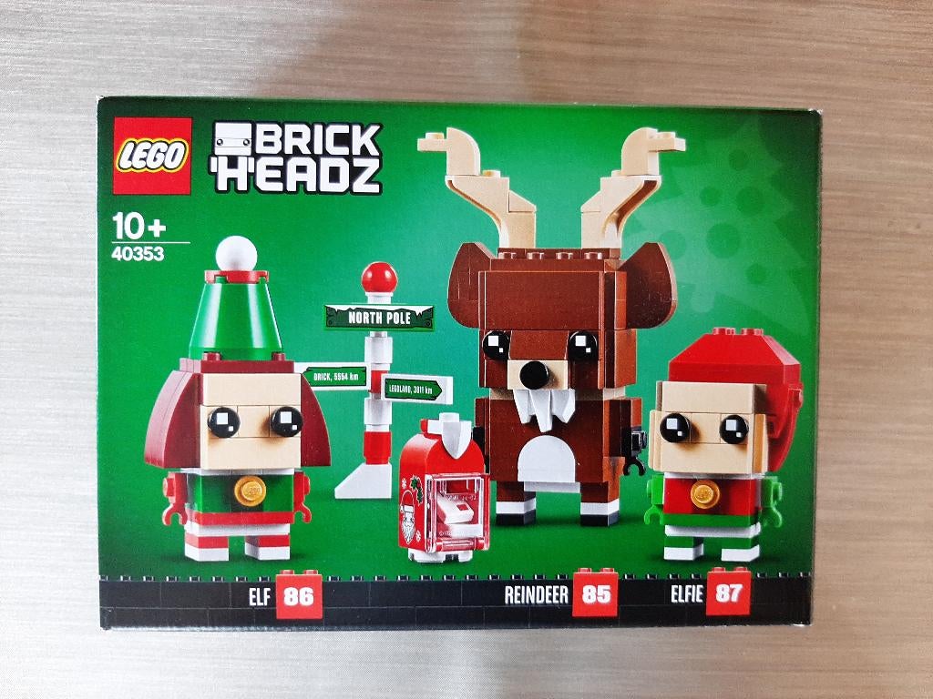 Lego Brickheadz 40353: rendier en elf, BrickHeadz, Lego, Nieuw, Ophalen of Verzenden