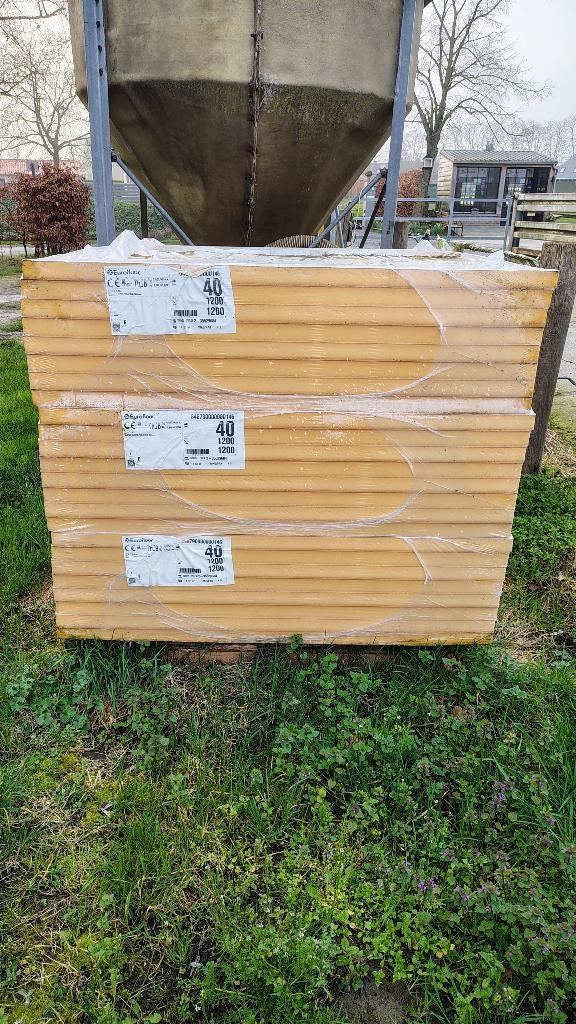 Recticel eurofloor PIR 40mm - 1200x1200 .- 24 stuks - 35m2, Ophalen, 4 tot 8 cm, Nieuw, Hardschuim (Pir)