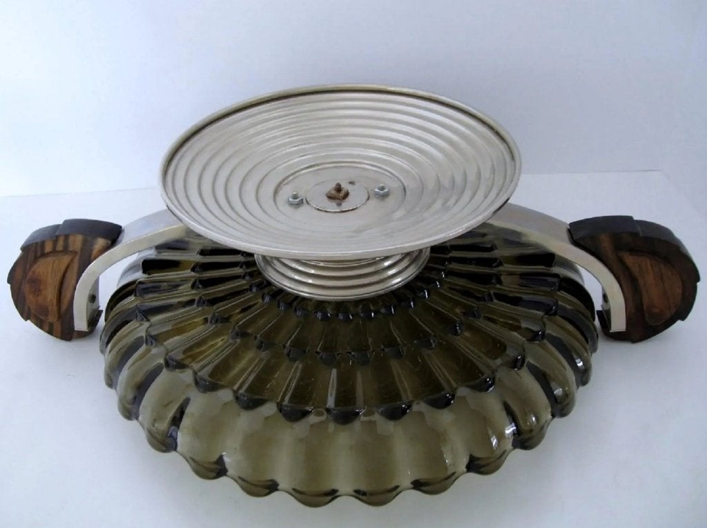 Grote art deco coupe op voet - attr Pierre d avesne, Antiquités & Art, Enlèvement ou Envoi