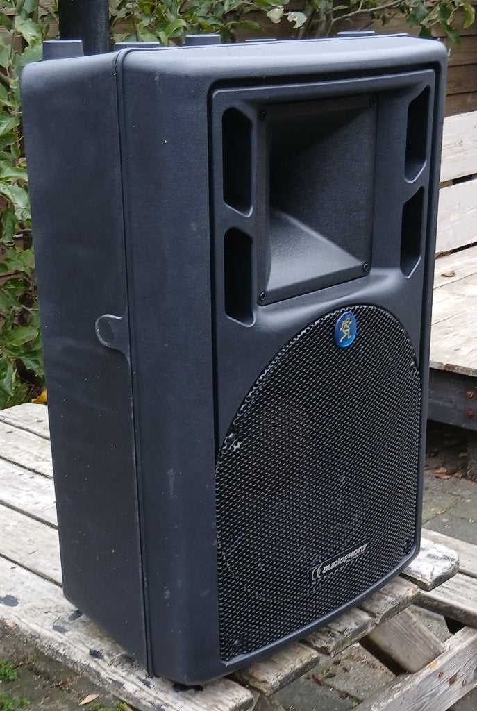 Luidsprekers 12 inch 300 Watt, Audiophony Acute, 2 stuks, Autres marques, Enlèvement ou Envoi, Bass-reflex, Comme neuf