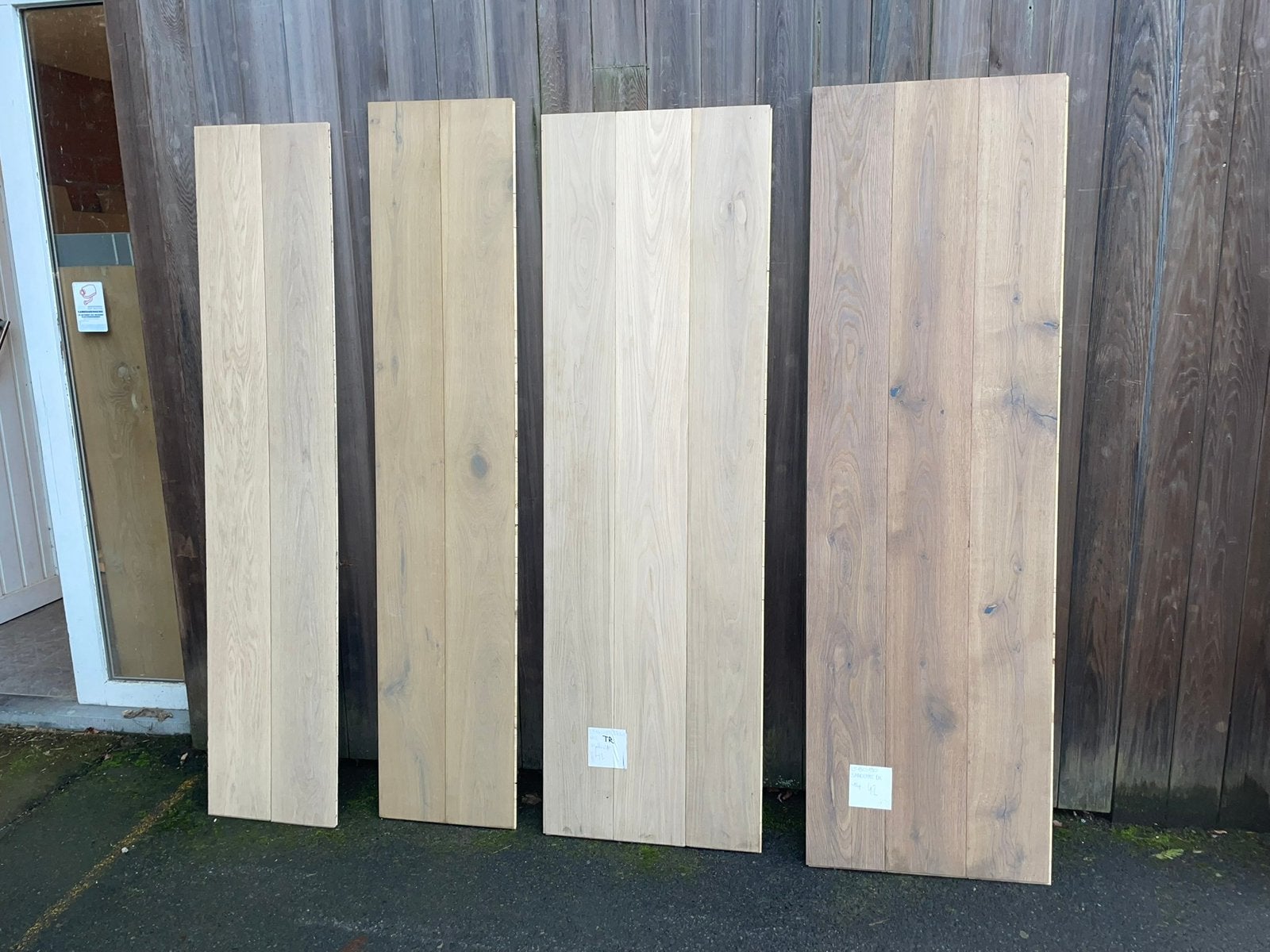 Parquet semi-massif en chêne vernis naturel 14 mm, Neuf, Parquet, Enlèvement, Beige