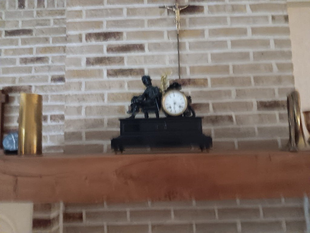 ancienne horloge, Enlèvement